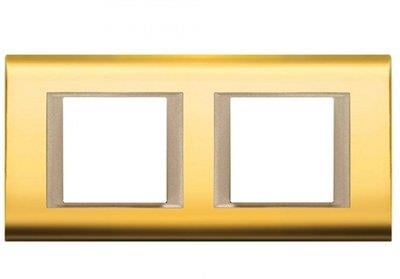 Panasonic Thea Sistema Gold Dore İkili 2x2 mm Çerçeve 
