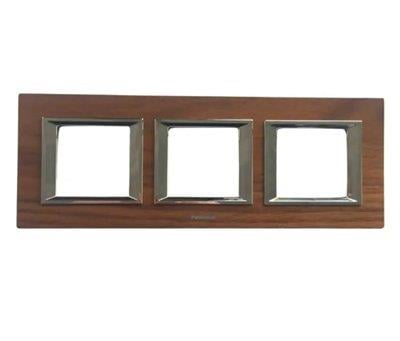 Panasonic Thea Ultima Ahşap Ceviz Üçlü 3x2 mm Çerçeve 