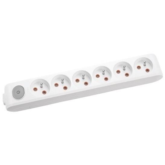 Viko Multi-let Altılı Priz Ups Anahtarlı Topraklı Klemensli Ç. K. Beyaz
