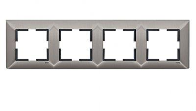 Viko Trenda Metal Inox Dörtlü Çerçeve