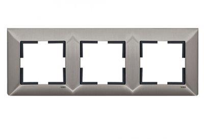 Viko Trenda Metal Inox Üçlü Çerçeve