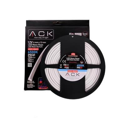 Ack 12V Led Neon Hortum Beyaz Işık AS03-00603