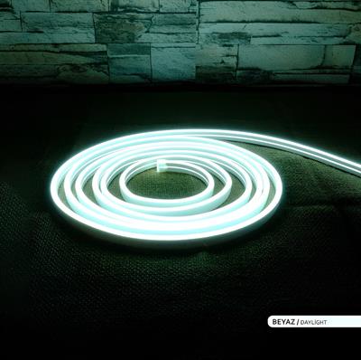Ack 12V Led Neon Hortum Beyaz Işık AS03-00603