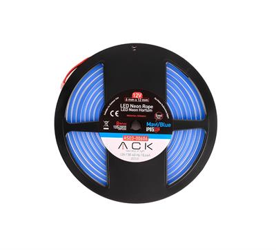 Ack 12V Led Neon Hortum Mavi Işık AS03-00606