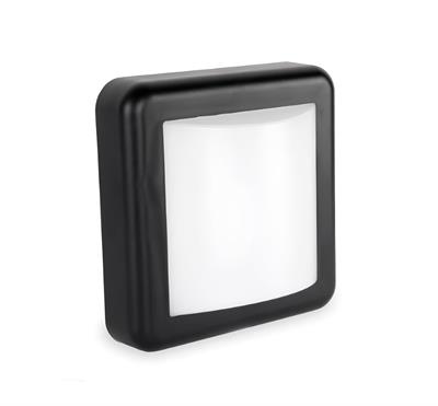 Ack 14 cm Led Duvar Apliği Siyah Kasa Gün Işığı AH07-05001