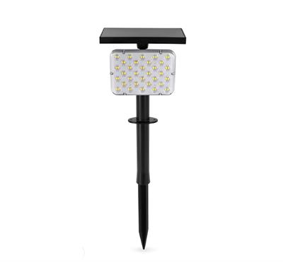 Ack 14 cm Solar Pc Led Bahçe Armatürü Siyah Kasa Gün Işığı AG60-01801