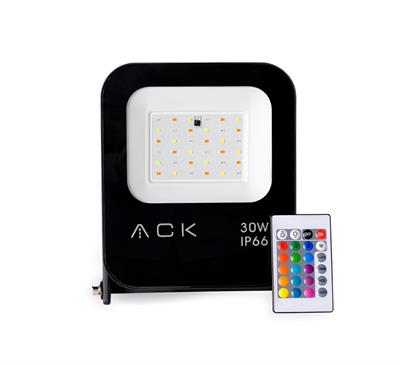 Ack 30 Watt Kumandalı RGB Led Projektör Ayarlanabilir Işık AT62-03092