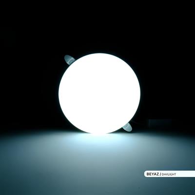 Ack 18 Watt Beyaz Kasa Sıva Altı Çerçevesiz Led Panel Beyaz Işık AP10-01830