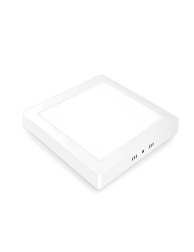 Ack 24 Watt Beyaz Kasa Sıva Üstü Kare Led Panel Beyaz Işık AP04-02430