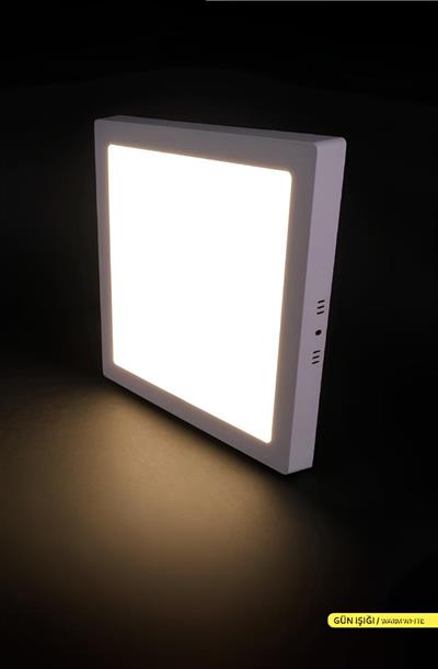 Ack 18 Watt Beyaz Kasa Sıva Üstü Kare Led Panel Gün Işığı AP04-01800