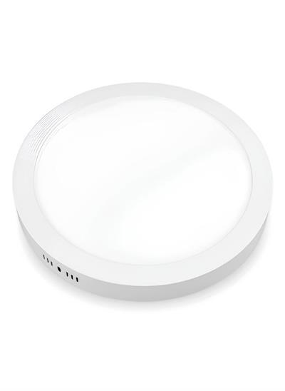 Ack 18 Watt Beyaz Kasa Sıva Üstü Yuvarlak Led Panel Beyaz Işık AP03-01830