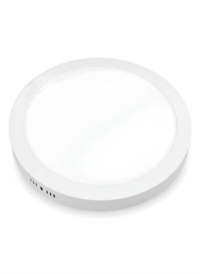 Ack 24 Watt Beyaz Kasa Sıva Üstü Yuvarlak Led Panel Beyaz Işık AP03-02430