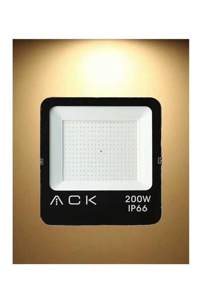 Ack 200 Watt Led Projektör Siyah Kasa Gün Işığı AT62-19602
