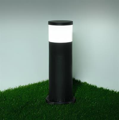 Ack 26 cm Limos Pc Bahçe Direk Armatürü Siyah Kasa AG56-06221