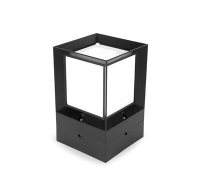 Ack 27 cm Lunar Pc Bahçe Armatürü Siyah Kasa AG55-09001