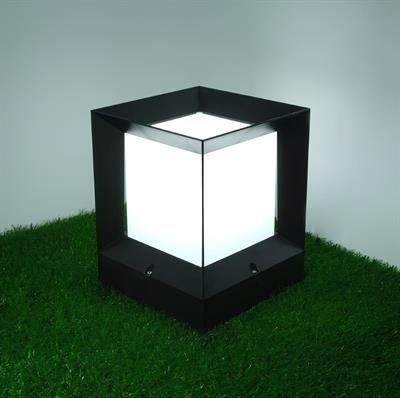 Ack 27 cm Lunar Pc Bahçe Armatürü Siyah Kasa AG55-07021