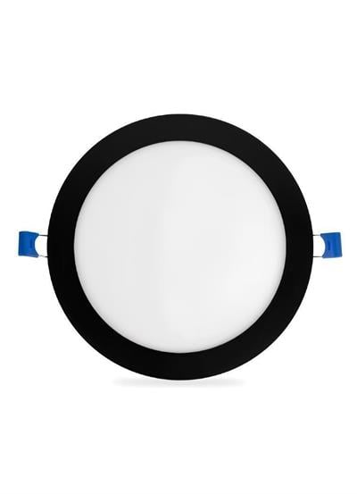 Ack 20 Watt Siyah Kasa Sıva Altı Yuvarlak Led Panel Beyaz Işık AP01-02031