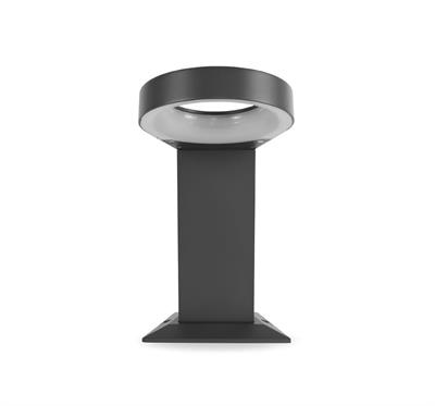Ack 30 cm Teras Alüminyum Led Bahçe Armatürü Siyah Kasa AG43-02902