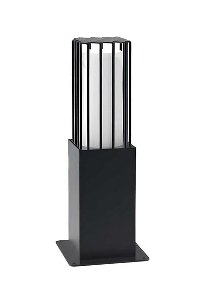 Ack 40 cm Assos Alüminyum Bahçe Armatürü Siyah Kasa AG36-00402