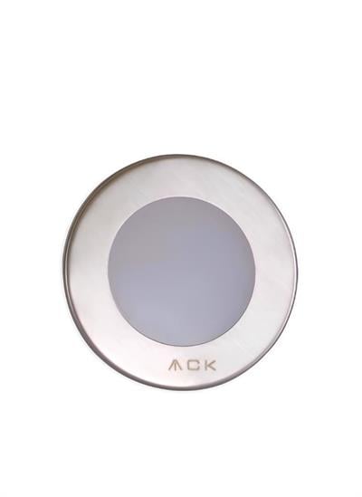 Ack 5 cm Sensörlü Led Merdiven Duvar Armatürü Beyaz Kasa Mavi Işık AH07-00764