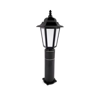 Ack 60 cm Perge Pc E27 Bahçe Direk Armatürü Siyah Kasa AG57-05121