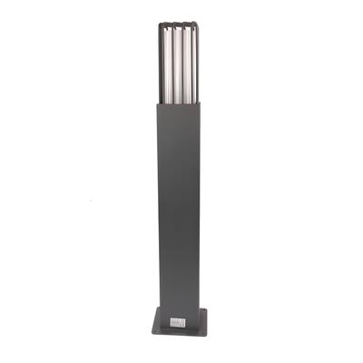 Ack 80 cm Assos Alüminyum Bahçe Armatürü Siyah Kasa AG36-00412