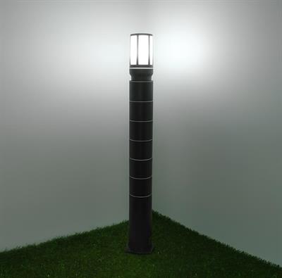Ack 80 cm Troy Pc Bahçe Armatürü Siyah Kasa AG57-04421