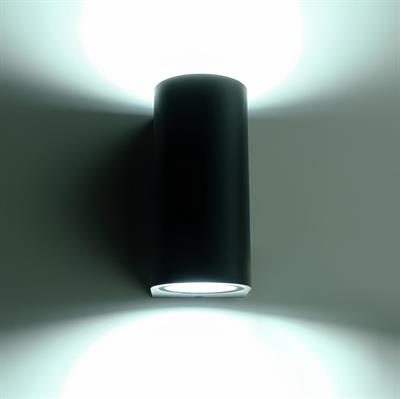 Ack Çift Yönlü Led Duvar Apliği Siyah Kasa AH07-02151