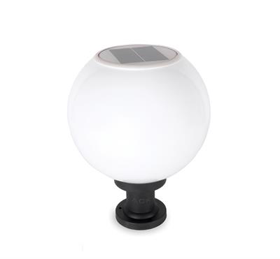 Ack Solar Pc Led Bahçe Armatürü Siyah Kasa Gün Işığı AG60-10801