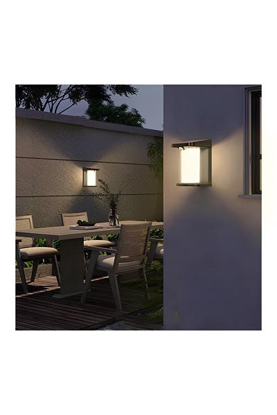 Ack Solar Pc Sensörlü Led Bahçe Armatürü Siyah Kasa Gün Işığı AG60-04851