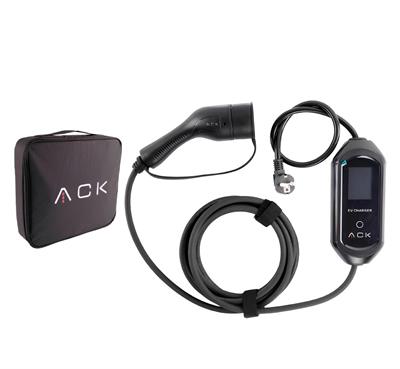 Ack Taşınabilir Elektrikli Araç Şarj Cihazı 16A 3,5kW AE01-02021