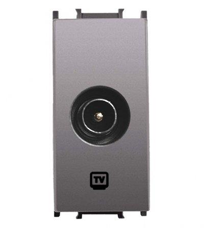 Panasonic Thea Modüler Antrasit TV Prizi Sonlu 1M Mekanizma +  Kapak