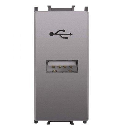 Panasonic Thea Modüler Antrasit USB Konnektör 1M Mekanizma +  Kapak