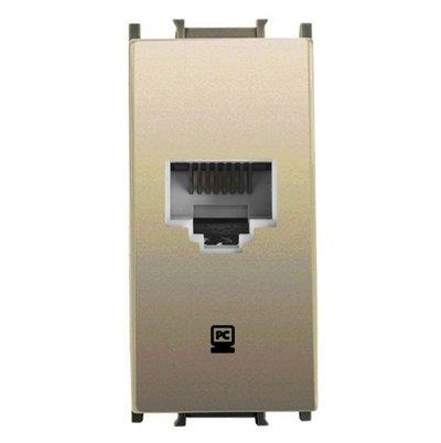 Panasonic Thea Modüler Dore Data Priz CAT5E 1M Mekanizma +  Kapak