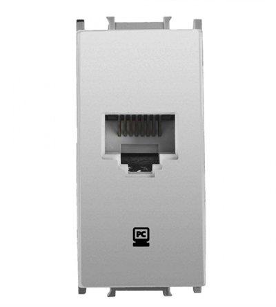 Panasonic Thea Modüler Metalik Beyaz Data Priz CAT5E 1M Mekanizma +  Kapak