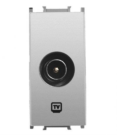 Panasonic Thea Modüler Metalik Beyaz TV Prizi Sonlu 1M Mekanizma +  Kapak
