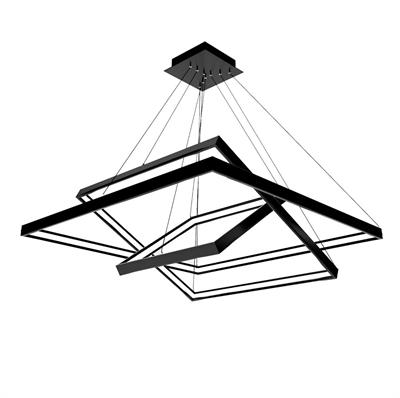 Sıva Üstü Kare Satürn Linear Armatür Siyah Kasa Beyaz Işık