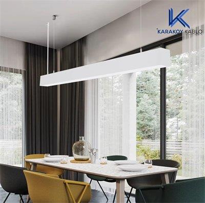 Sıva Üstü Linear Armatür Beyaz Kasa Beyaz Işık