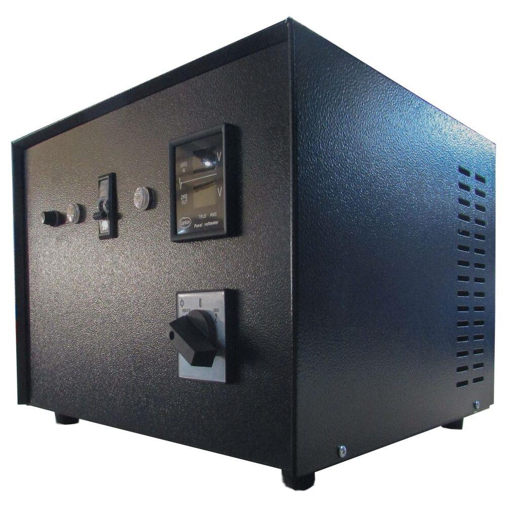 30 KVA Monofaze Tam Otomatik Servo Voltaj Regülatör Korumalı 120-230V