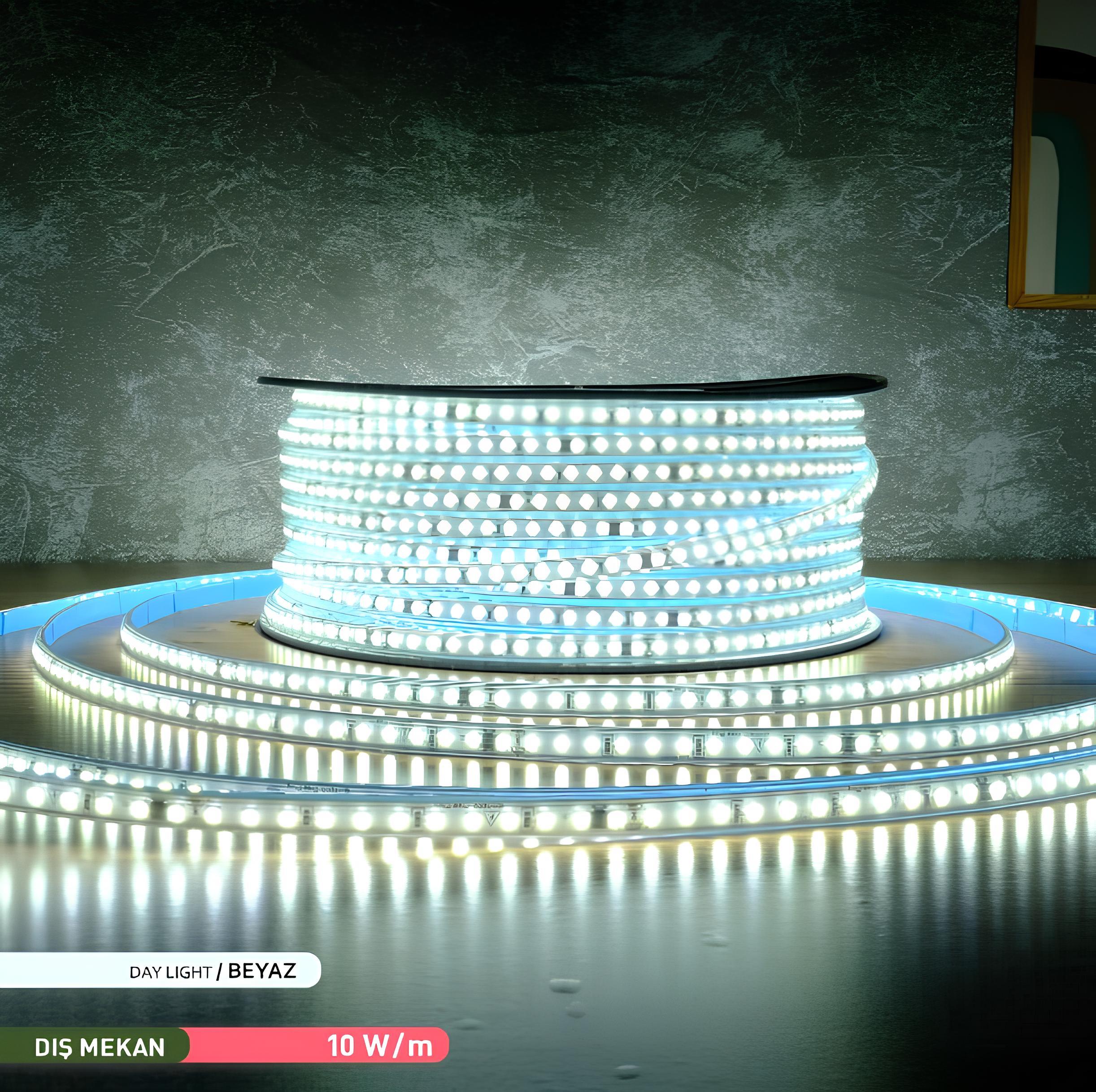 Ack 120 Led'li Dış Mekan Şerit Led Beyaz Işık AS01-01503