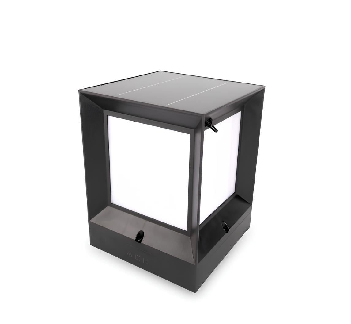 Ack 20 cm Solar Pc Led Bahçe Armatürü Siyah Kasa Gün Işığı AG60-08801
