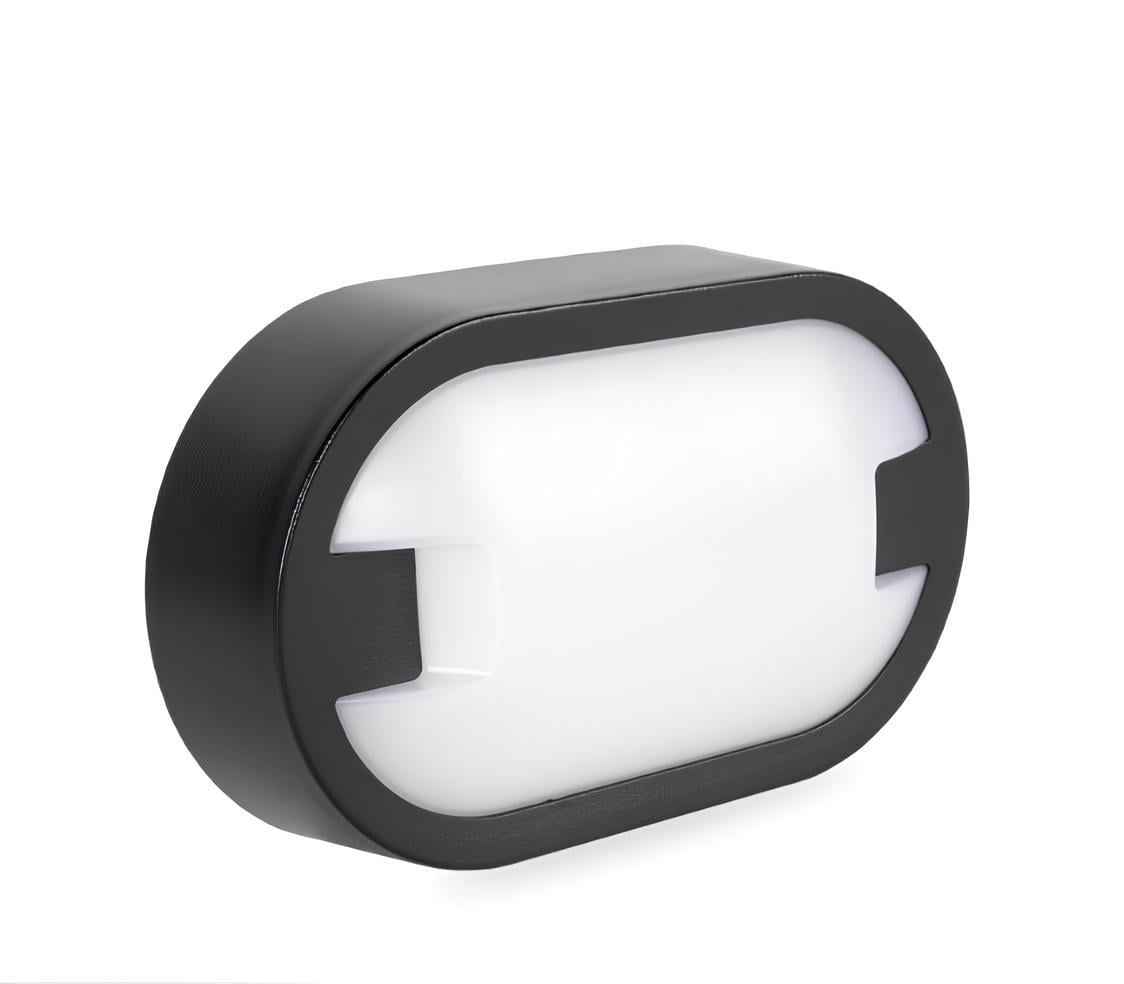 Ack 21 cm Led Duvar Armatürü Siyah Kasa Beyaz Işık AT11-21531
