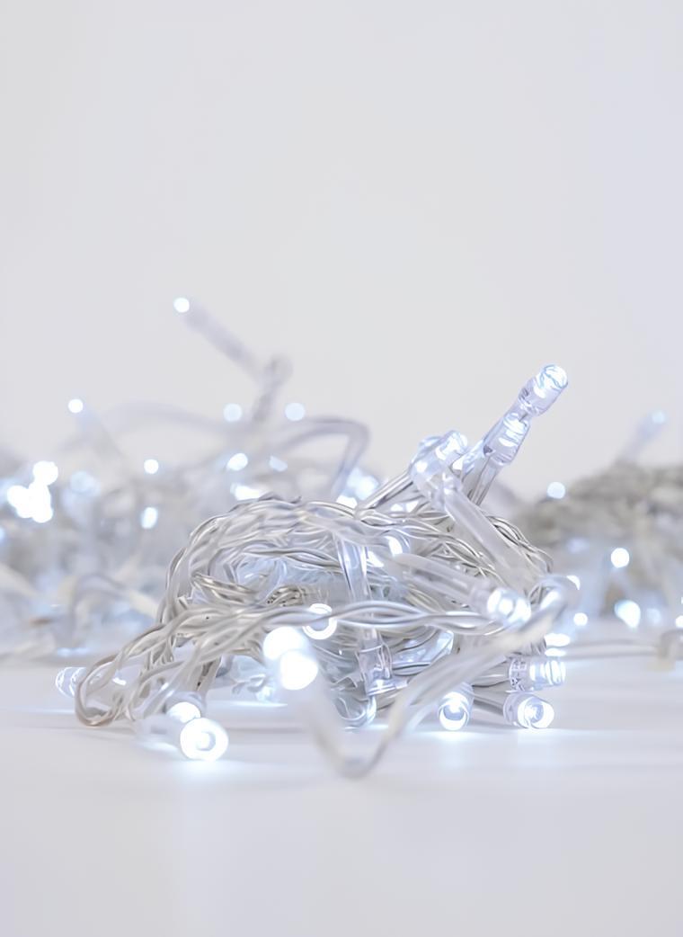 Ack 23W 2 Metre Süsleme Işıklı Perde Led Beyaz Işık AS90-00503