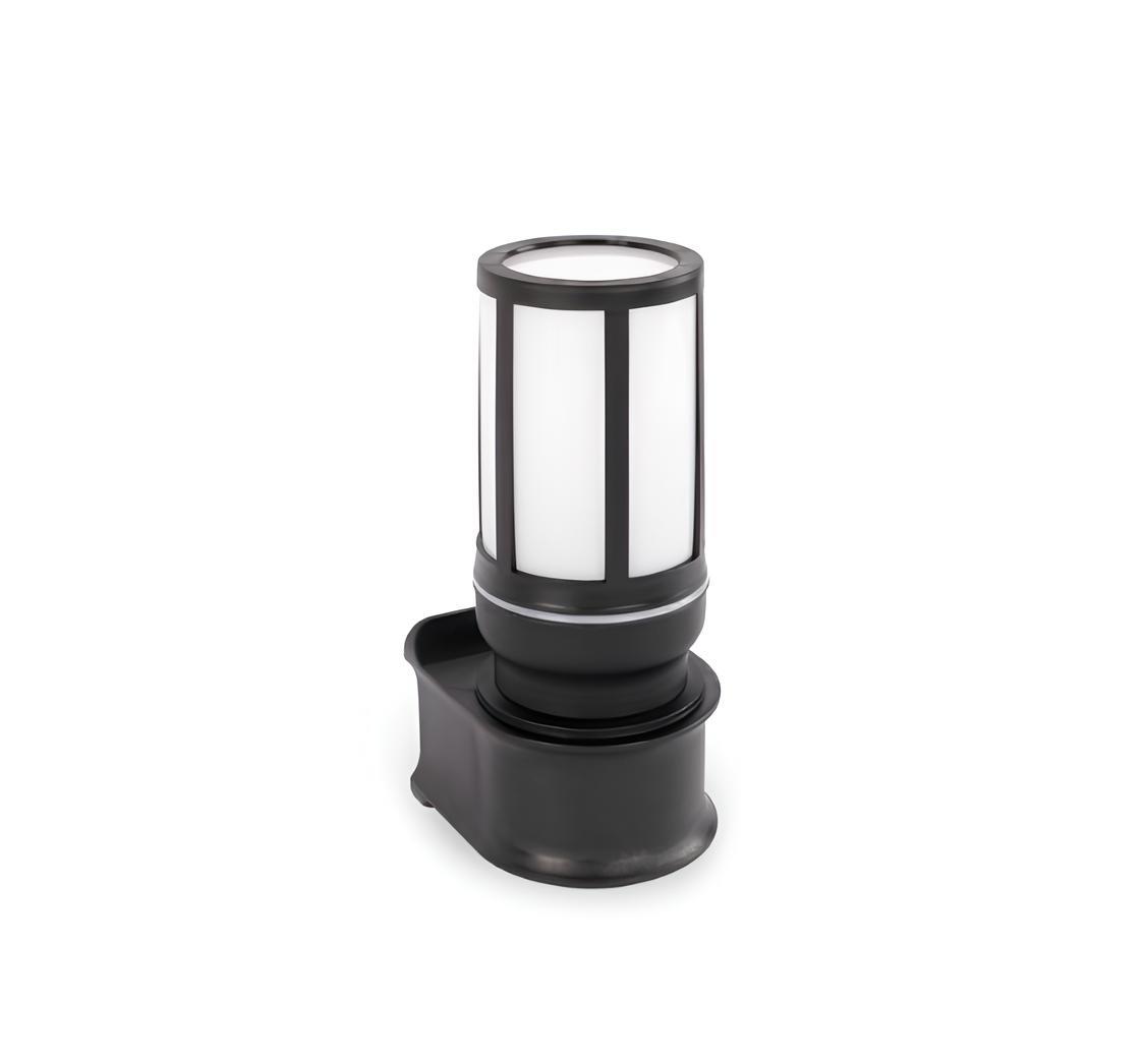 Ack 24 cm Troy Pc Bahçe Armatürü Siyah Kasa AG57-04221