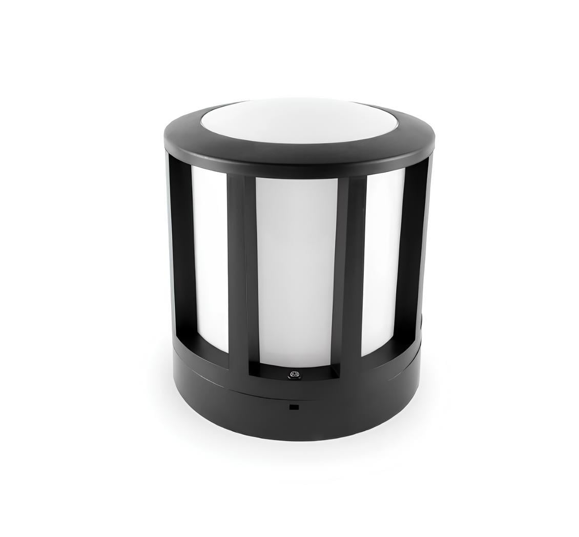 Ack 27 cm Lunar Pc Bahçe Armatürü Siyah Kasa AG55-08021