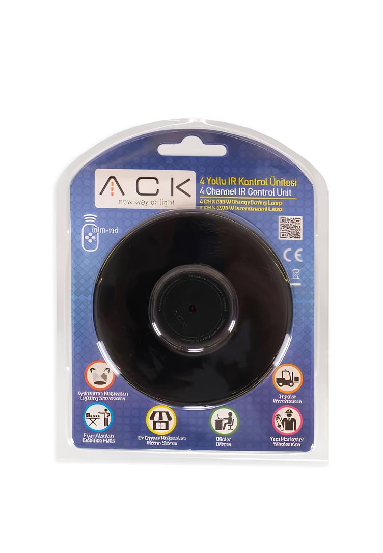 Ack 4 Yollu Showroom IR Kontrol Ünitesi Siyah AY30-00180