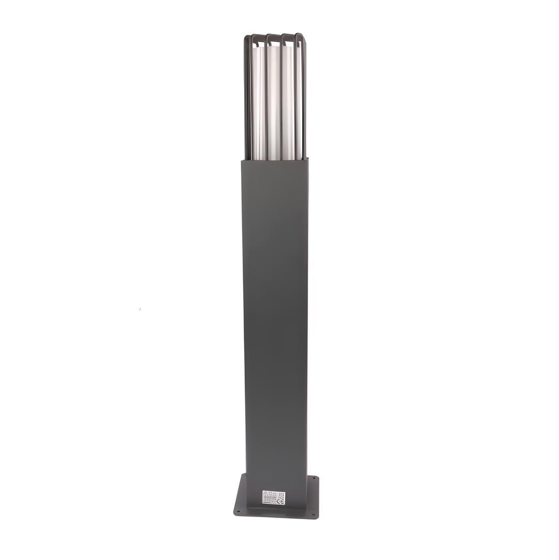 Ack 80 cm Assos Alüminyum Bahçe Armatürü Siyah Kasa AG36-00412