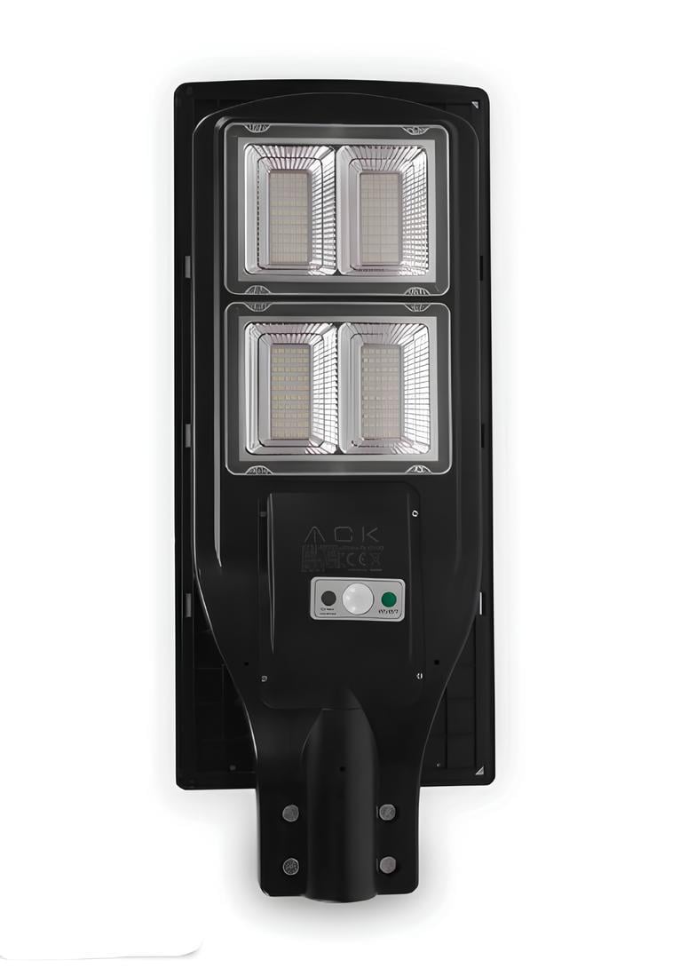 Ack Solar 240 Ledli Sokak Armatürü Siyah Kasa Beyaz Işık AT42-09131
