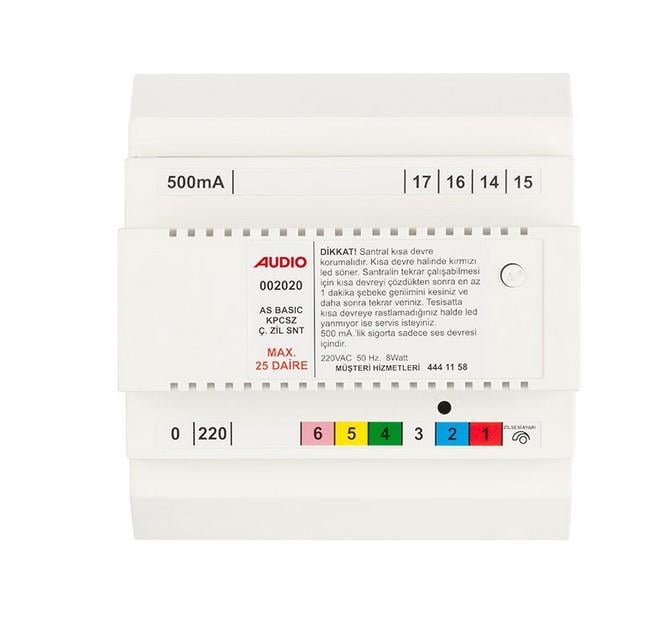 Audio AS 202 Kapıcısız Çift Zilli Basic Santral 002020