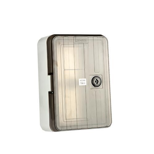 Çetsan 20x30x10 Polikarbonat Pano Şaffaf Kapaklı Sac Tabanlı P.03210-3